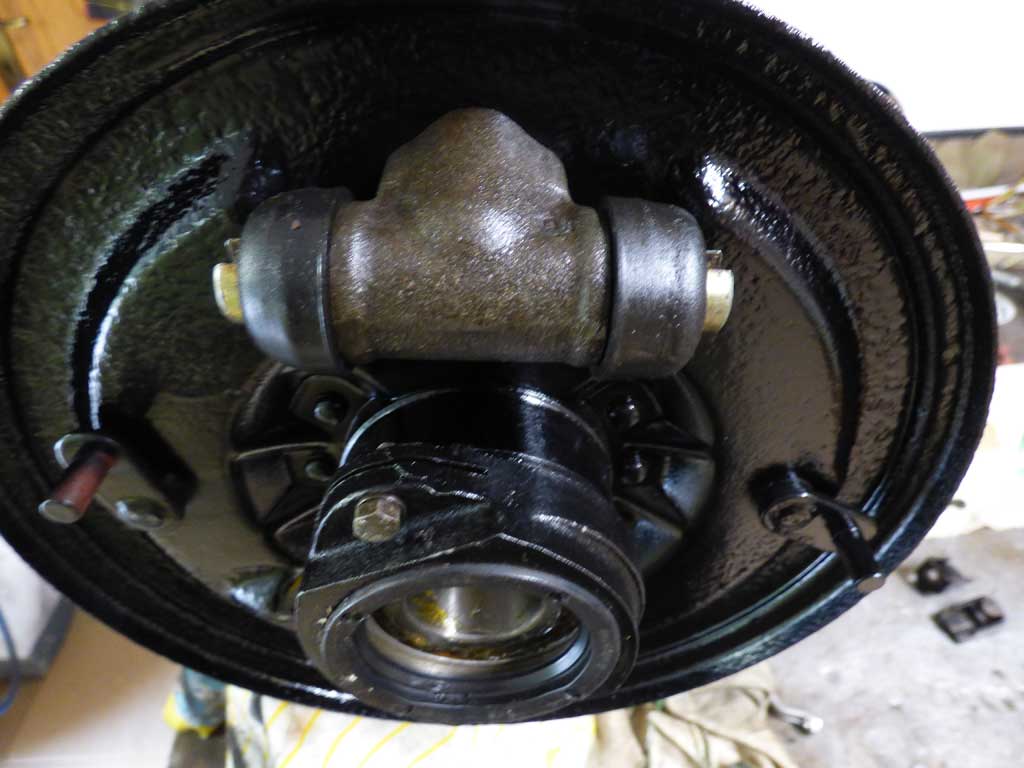 Regenerierte Bremse des Trabant 601 Limousine BJ1964.