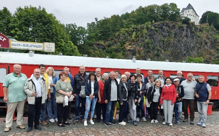 Gemeinsame Ausfahrtvon InterTrab und Förderverein des August Horch Museums