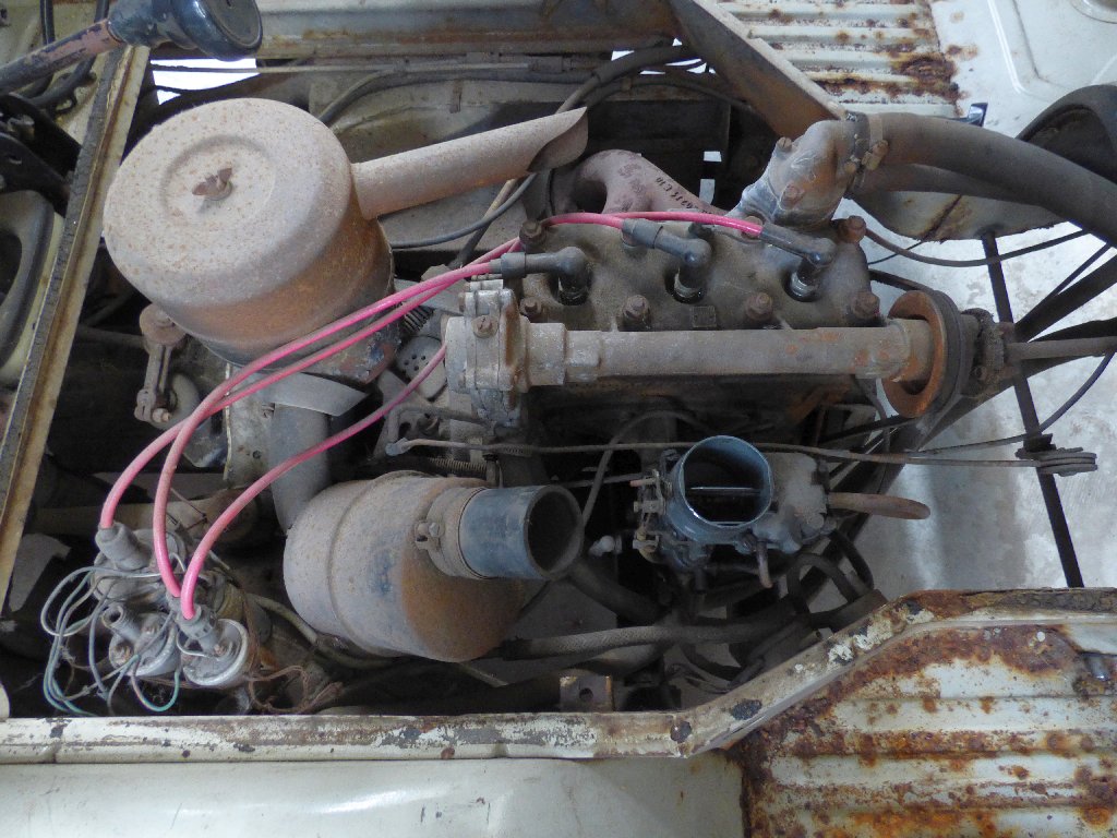 Bild des Motors des Fahrzeuges.