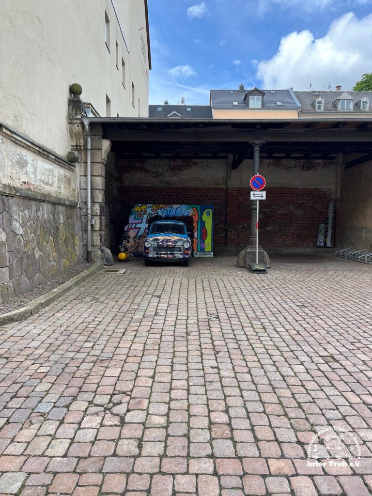 Der Mauerfall Trabi beim Stadtfest 850Jahre Meerane