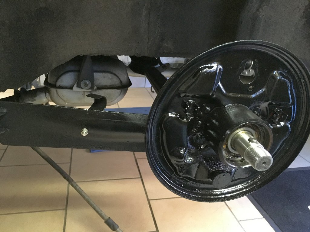 Hinterradbremse restauriert