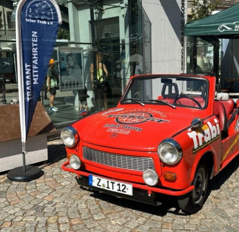Trabant-Mitfahrten beim Historischen Markttreiben in Zwickau