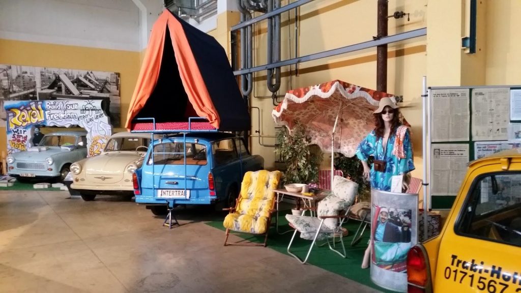 Der Dachzelttrabant in der Ausstellung von InterTrab e.V.